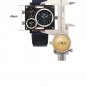 Luxury Quartz Men Wrist Watch Art Brand Rectangle Three Time Zone Canvas Strap