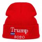 Men Winter Hat Donald Trump Knit Beanie Ski Cap Keep America Great USA Flag Fun