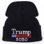 Men Winter Hat Donald Trump Knit Beanie Ski Cap Keep America Great USA Flag Fun
