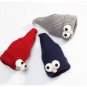 Kids Winter Hat Warm Knitted Cute Cartoon Wizard Eye Curled Knit Children Beanie