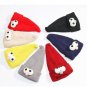Kids Winter Hat Warm Knitted Cute Cartoon Wizard Eye Curled Knit Children Beanie