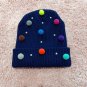Women Winter Hat Mini Pom Pom Pearls Candy Colors Beanie Knit Warm Girls Cap New