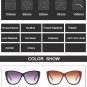 Women Vintage Sunglasses Cat Eye Fashion Retro Large Frame Oversized Uv400 New