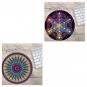 Round Mouse Pad PC Gaming Mandala Art Vintage Non Slip Rubber Mat Retro Style