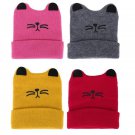 Winter Baby Hat Kids Cartoon Cat Beanie Knitted Warm Cap For Newborn Girls Boys