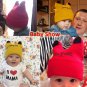 Winter Baby Hat Kids Cartoon Cat Beanie Knitted Warm Cap For Newborn Girls Boys