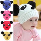 Kids Winter Hat Newborn Baby Infant Girl Boy Warm Beanie Panda Cap Knit Fur New