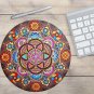Computer Mouse Pad Mat Bohemian Round Mandala Art 3D Carpet Anti Slip PC Gaming