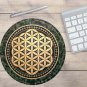 Computer Mouse Pad Mat Bohemian Round Mandala Art 3D Carpet Anti Slip PC Gaming