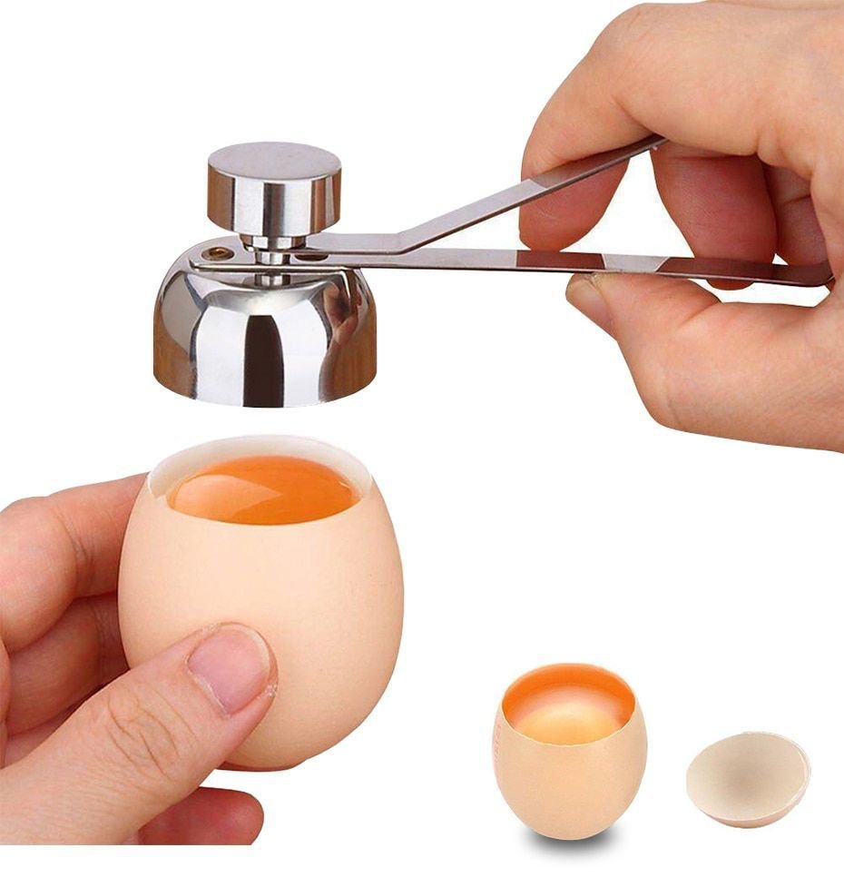 Egg Opener Shell Topper Cutter Cracker Kitchen Tool Stainless Steel Raw Scissors