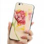 Painting Phone Case For iPhone 6 6S Plus 7 8 X Plus Floral Cover Soft Silicone