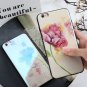 Painting Phone Case For iPhone 6 6S Plus 7 8 X Plus Floral Cover Soft Silicone