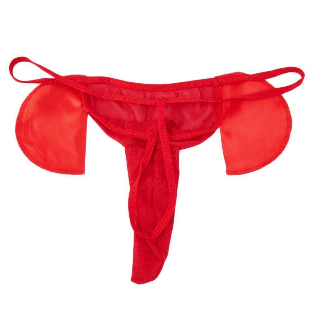 Valentines Party Men Sexy Underwear G String Pants Elephant Nose Thongs ...