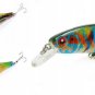 Fishing Lure Crankbait Wart Minnow Artificial Hard Bait Wobbler Bass 6pcs/lot
