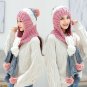 Women Winter Hat Scarf Warm Knitted Crochet Knit Cap Pompom Beanie Aviator