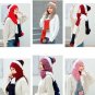 Women Winter Hat Scarf Warm Knitted Crochet Knit Cap Pompom Beanie Aviator