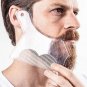 Men Beard Styling Tool Shaping Comb Barber Template Transparent Beauty Trimmer
