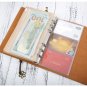 2019 A6 Notebook Planner Vintage Journal Retro Notepad Kraft Paper PU Leather
