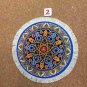 Round Mouse Pad Persian Style Retro Rug Carpet Mouse Desk Mat Gaming Non Slip