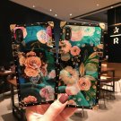 Phone Cover Case For iPhone 6s 7 8 Plus Xr X Xs Max Glass Flowers Transparent