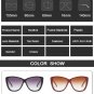 Women Vintage Sunglasses Retro Cat Eye Fashion Large Frame Oversized Uv400 New