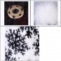 Winter Pom Pom Hat For Women Fur Snowflake Knitted Ski Cap Warm Beanie Wool Xmas