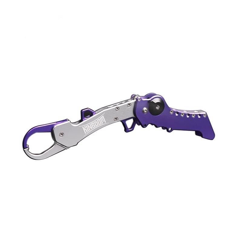 Fishing Fish Lip Grip Hold Tool Gripper Control Tackle Aluminum Foldable Grabber