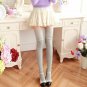 Women Socks Knee High Tight Cotton Knitted Striped Warm Stockings Elastic Fancy