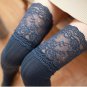Women Socks Knee High Tight Cotton Knitted Striped Warm Stockings Elastic Fancy