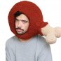 Funny Winter Hat Knitted Face Handmade Mask Costume For Men Women Animal Gift