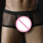 Men Mesh Pants Underwear Transparent Valentines Day Shorts Erotic Underpants