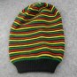 Winter Hat For Men Women Rasta Hip Hop Cap Multi-Color Striped Crochet Beanie