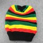 Winter Hat For Men Women Rasta Hip Hop Cap Multi-Color Striped Crochet Beanie