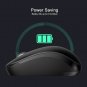 2.4GHz Wireless Mouse USB Laptop Mute Gaming Silent Mice Computer Optical Black