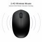 2.4GHz Wireless Mouse USB Laptop Mute Gaming Silent Mice Computer Optical Black