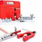 Metric Inch Tube Expander Tool Air Conditioning Maintenance Reamer Copper Pipe