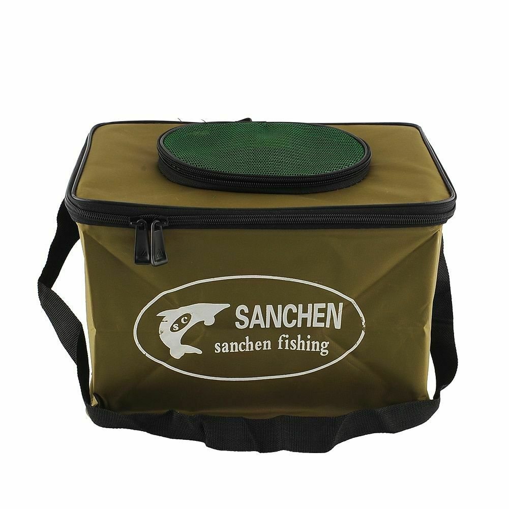 Fishing Water Bag Fish Bait Bucket Portable Box Pail Tackle Keep Fish Alive