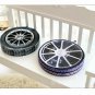Car Wheel Tire Pillow Plush Cushion 3D Print Automobile Novelty Simulation Gift