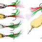 Fishing Bait Spoon Artificial Lure For Bass Penis Shape Tackle Spinner 5pcs Set