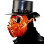 Face Mask Leather Grimace Cosplay Steampunk Plague Horror Halloween Devil Ghost