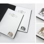 Diary Notebook Planner Journal Notepad Relief Effect PU Leather Retro Cover A5
