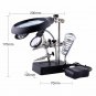Welding Magnifying Glass Watch Repair LED Light 10x Auxiliary Clip Magnifier