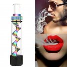 Tobacco Smoking Pipe Twist Glass Blunt Funny Toy Grownups Herb Wake Bake Gun