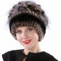 Winter Fur Hat Women Real Rabbit Warm Cap Beanie Beret Knitted Fashion Ladies