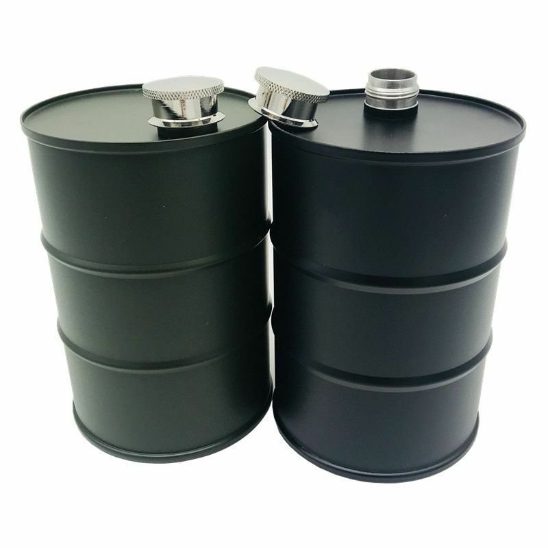Hip Flask Stainless Steel Water Bottle Oil Drum Alcohol Vodka Whisky Flagon