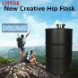 Hip Flask Stainless Steel Water Bottle Oil Drum Alcohol Vodka Whisky Flagon