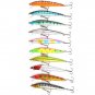 Fishing Lures Minnow Artificial Bait Variable Sinking Crankbait Jerkbait Pike