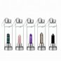 Natural Crystal Water Bottle Quartz Stone Wand Energy Elixir Cup Portable Travel
