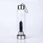 Natural Crystal Water Bottle Quartz Stone Wand Energy Elixir Cup Portable Travel