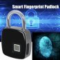 Smart Door Padlock Fingerprint Keyless USB Rechargeable Waterproof Security ID